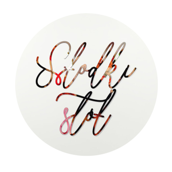 Koło dekoracja na słodki stół 60 cm