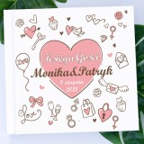 Księga Gości Weselnych - białe lub czarne kartki