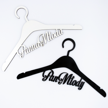 Wieszaki ślubne Panna Młoda i Pan Młody