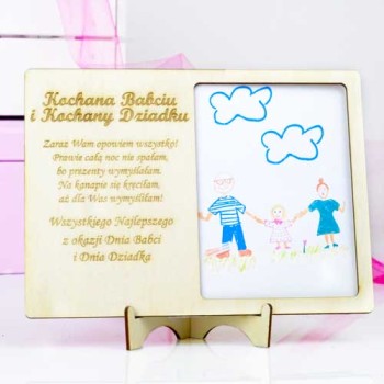 Prezent na dzień babci i dziadka laurka