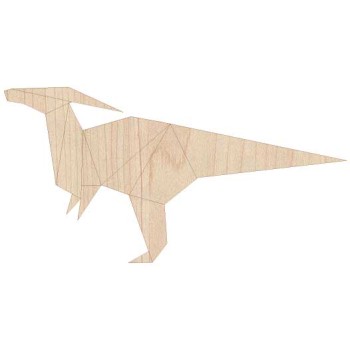 Dinozaur origami - dekoracja na ścianę