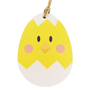 Zawieszka wielkanocna kurczak w skorupce