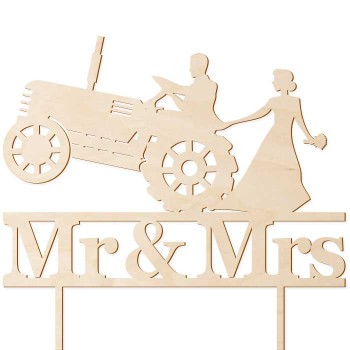 Topper traktor i para młoda