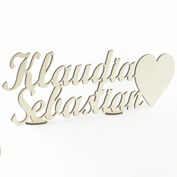 Napis weselny imiona pary młodej 