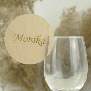 Winietka okrągła - Winietki kółka na szklanki