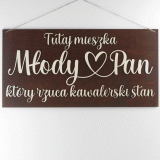 Tablica Powitalna na Dom Pana Młodego