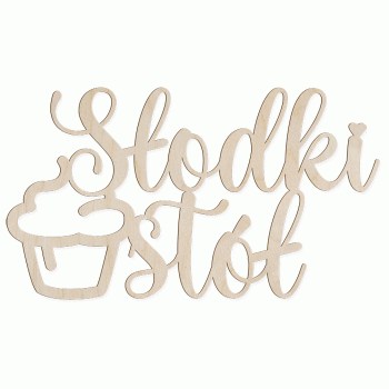 Napis na słodki stół 40 lub 60 cm