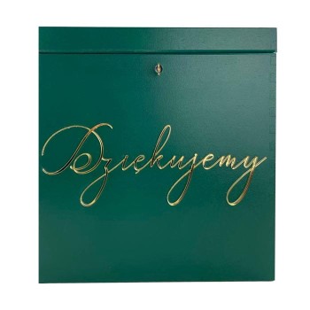 Skrzynka na koperty butelkowa zieleń uniwersalna