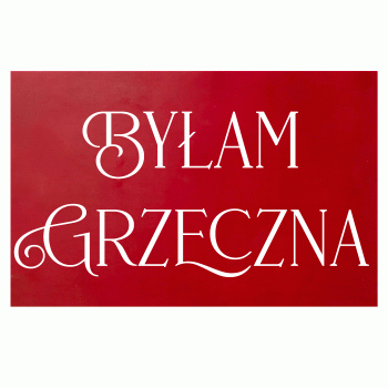 Tabliczka do sesji świątecznej byłam grzeczna 30 x 20 cm