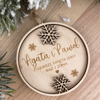 Bombka Pierwsze Święta Jako Mąż i Żona