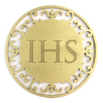 Dekoracja do zawieszenia IHS I Komunia Święta