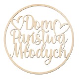 Dom Państwa Młodych 60 cm