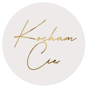 Koło Napis Kocham Cię