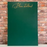 Tablica Butelkowa Zieleń  - Plan Stołów