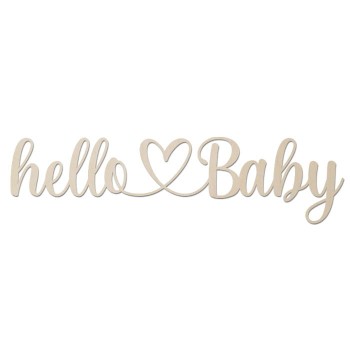 Hello baby - sklejka lub pleksa 60 i 90 cm