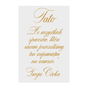 Tablica - Tato ze wszystkich spacerów