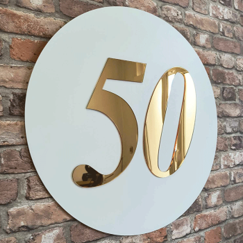 Koło urodzinowe - dekoracja na urodziny  z dowolną cyfrą