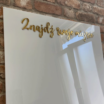 Znajdź swoje miejsce - Tablica 90x60 cm plan stołów z pleksi