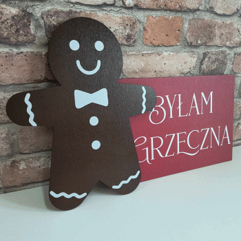 Rekwizyt do sesji świątecznej piernik 