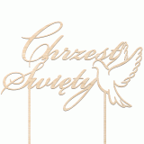 Topper - Chrzest Święty  20 cm
