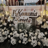 I Komunia Święta 90 cm  - HDF + pleksi lub malowane napisy.