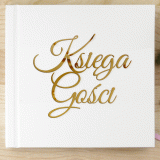  Księga Gości  uniwersalna z napisem pleksi