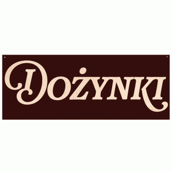 Dożynki 90x30 cm - Tablica ze sklejki