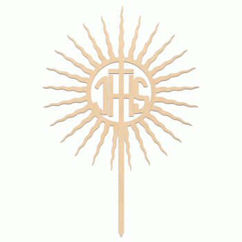 Dekoracja IHS do wieńca, bukietu.