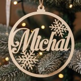 Bombka z imieniem lub nazwiskiem 