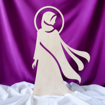 Sylwetka Maryi 90x60 cm