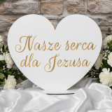 Nasze serca dla Jezusa - Dekoracja Komunijna