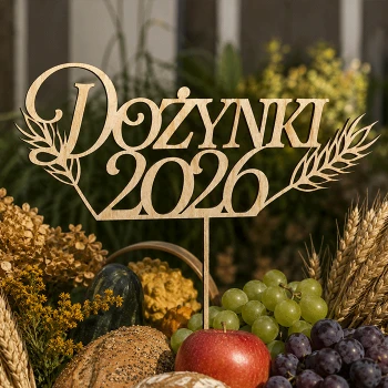 Dożynki 2026 - Topper 30 cm do wieńca, kosza itd.