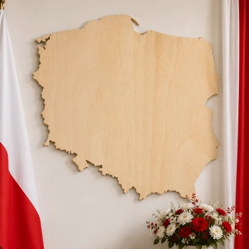 Mapa Polski - 60 cm