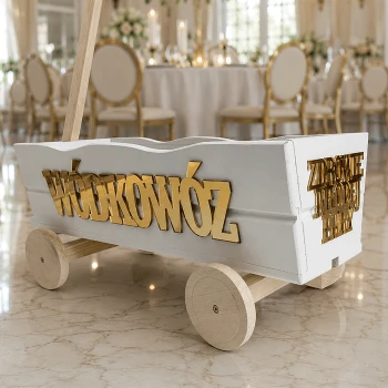 Wódkowóz - wózek na trunki weselne