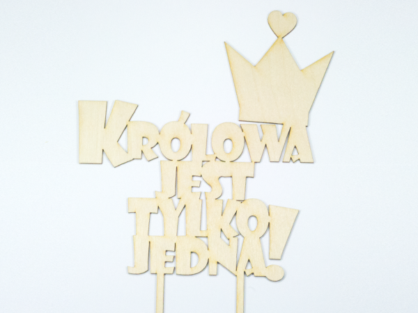 topper królowa jest tylko jedna.png