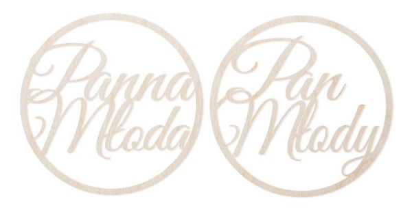 Wianki do zawieszenia Panna Młoda Pan Młody.jpg
