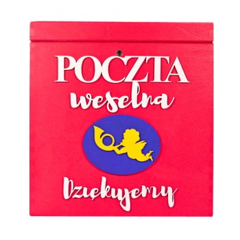Poczta weselna - skrzynka na koperty gości weselnych