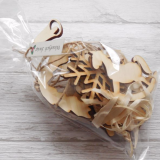 Dekoracje ozdoby choinkowe komplet - opakowanie prezentowe