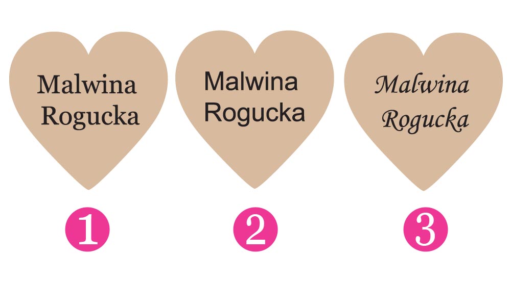 Winietki na stół weselny drewniane