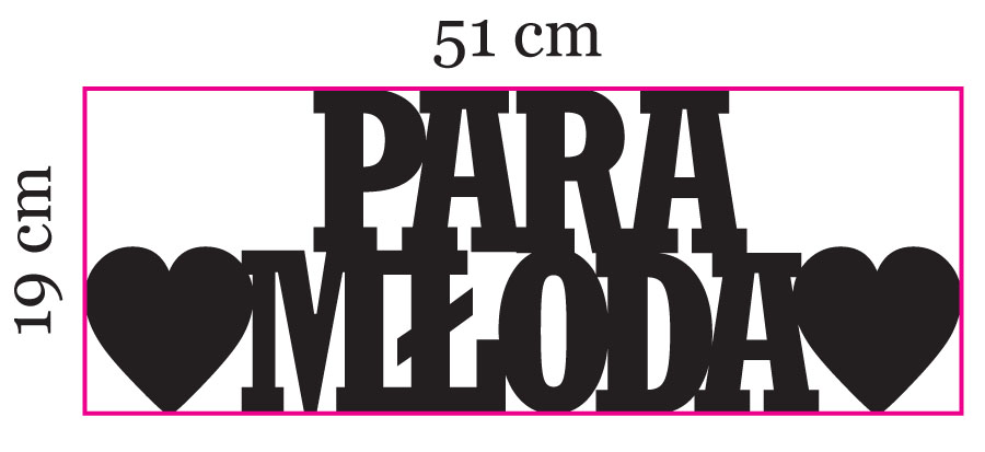 napisy ślubne na stół pary młodej