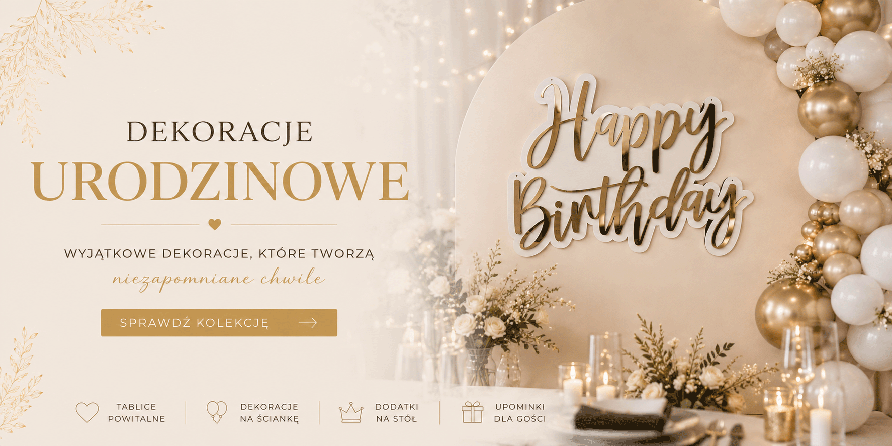Dekoracje urodzinowe